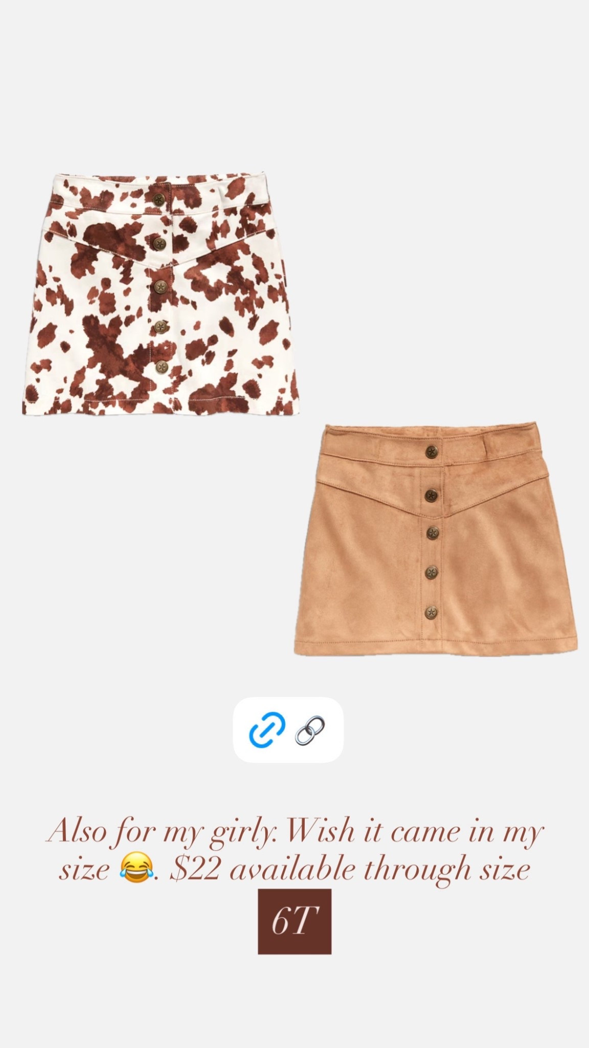 The cutest faux suede skirts from old navy for the girlies — daily edit cover from Found by Em