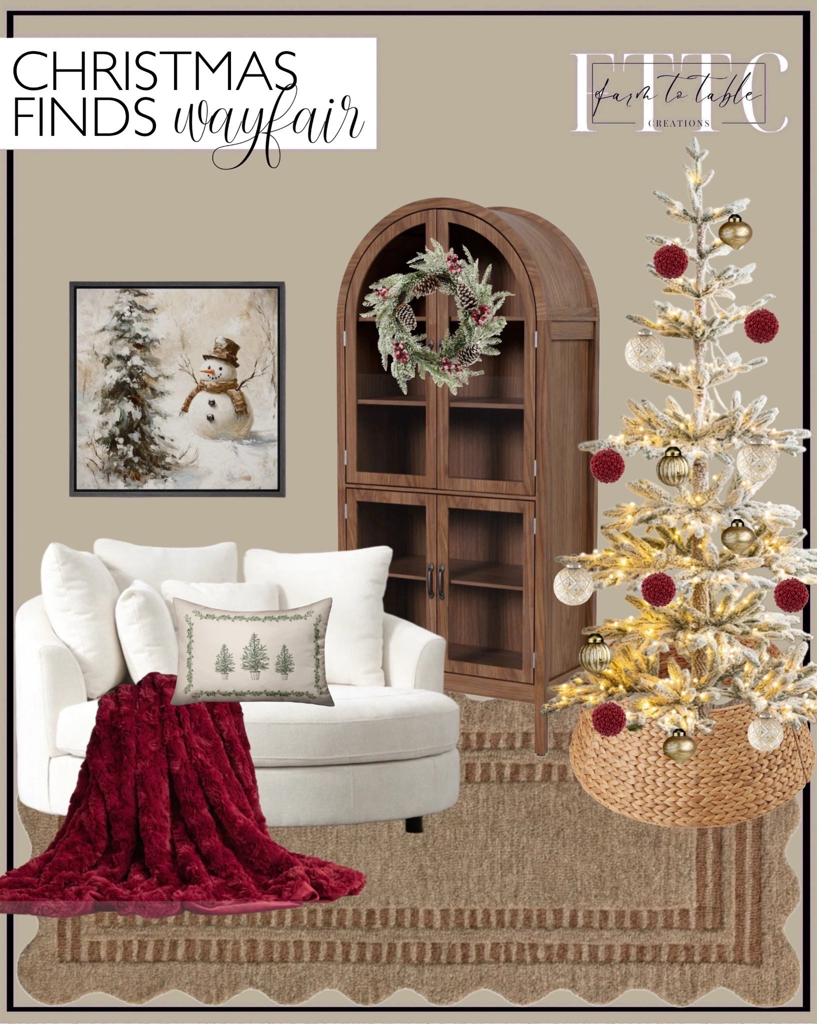 Christmas Finds at Wayfair

Follow @farmtotablecreations on Instagram for more home + style finds.

Sharing a few beautiful Christmas finds from Wayfair — cozy accent chairs, textured throws, festive pillows, winter artwork, wreaths, and this gorgeous flocked tree that’s perfect for adding a touch of warmth and charm to any space. Wayfair has so many holiday pieces this season to help you create a cozy, inviting Christmas look throughout your home.

#wayfair #wayfairfinds #christmasdecor #holidaydecor #cozychristmas #wayfairhome #holidayhome #christmastree #christmasdecorations #holidayinspiration #winterdecor #ltkholiday #ltkhome #cozydecor #christmasfavorites #neutralchristmas #homestyling #wayfairstyle #holidayseason


#LTKSaleAlert #LTKHoliday #LTKHome