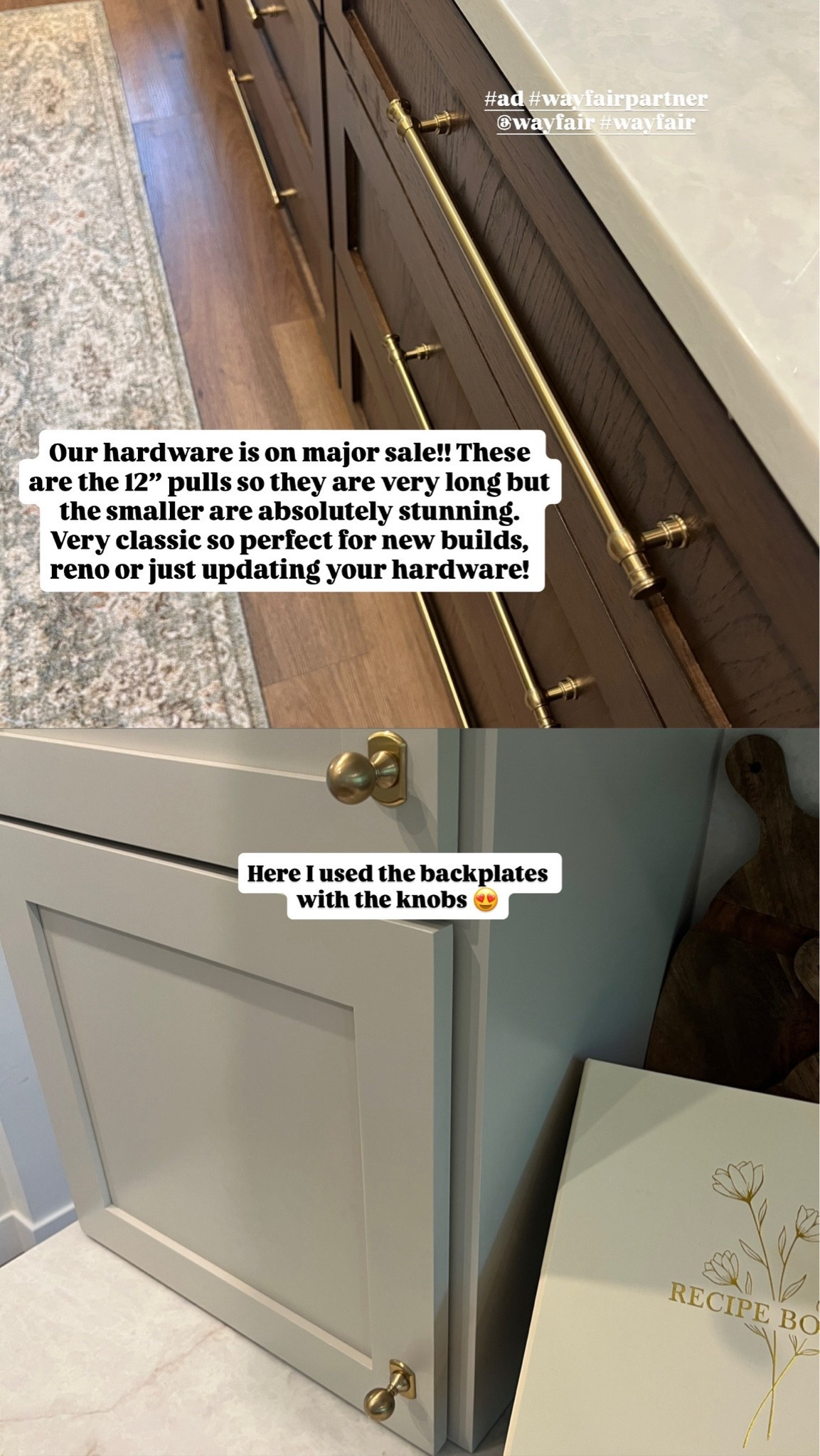 #ad #wayfairpartner @wayfair #wayfair 

In our kitchen I used Kara knobs + Ormonde pulls plus these backplates! At the cottage I used Kara knobs + Kara pulls!

#LTKHome