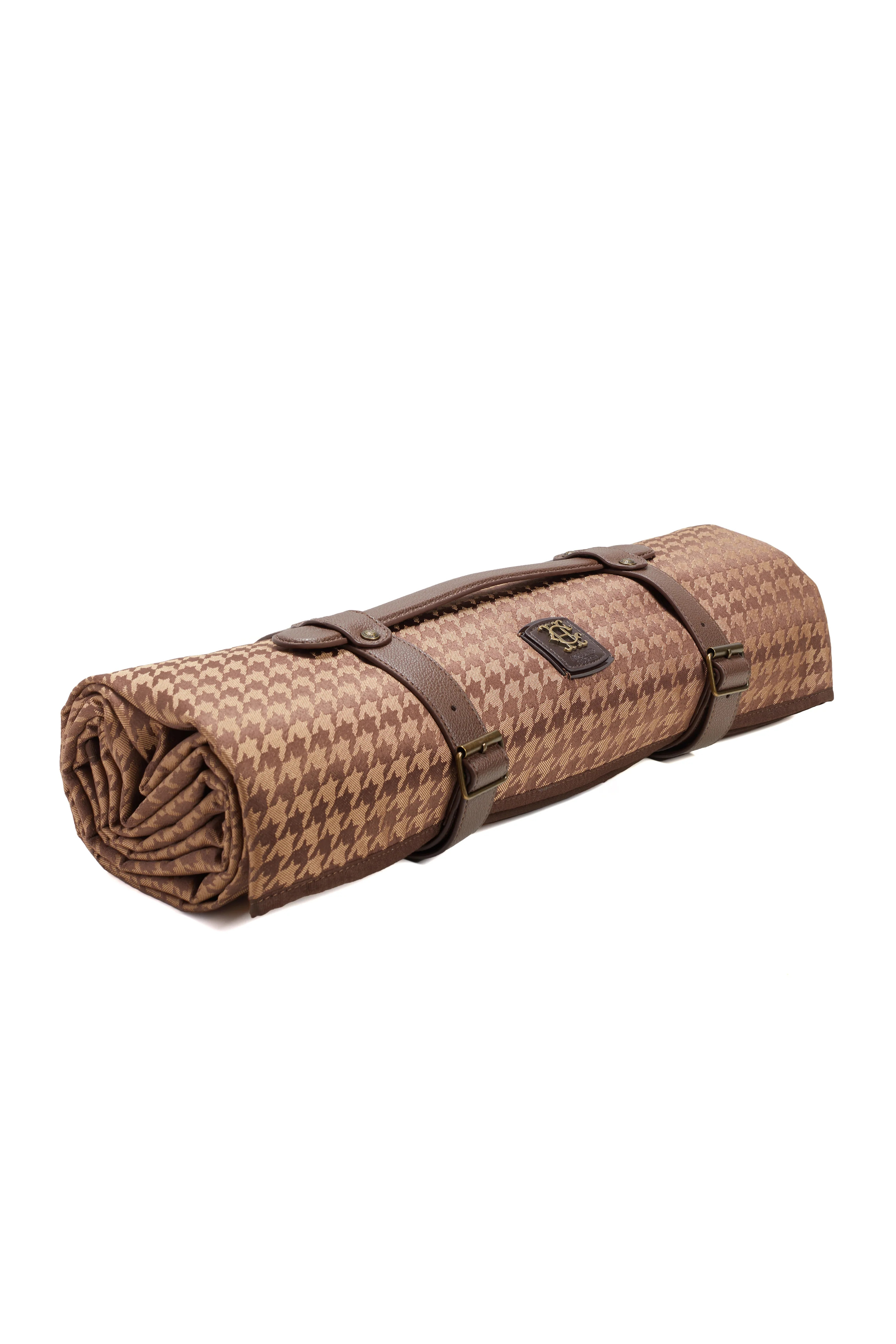 Picnic Blanket (Toffee Houndstooth) | Holland Cooper