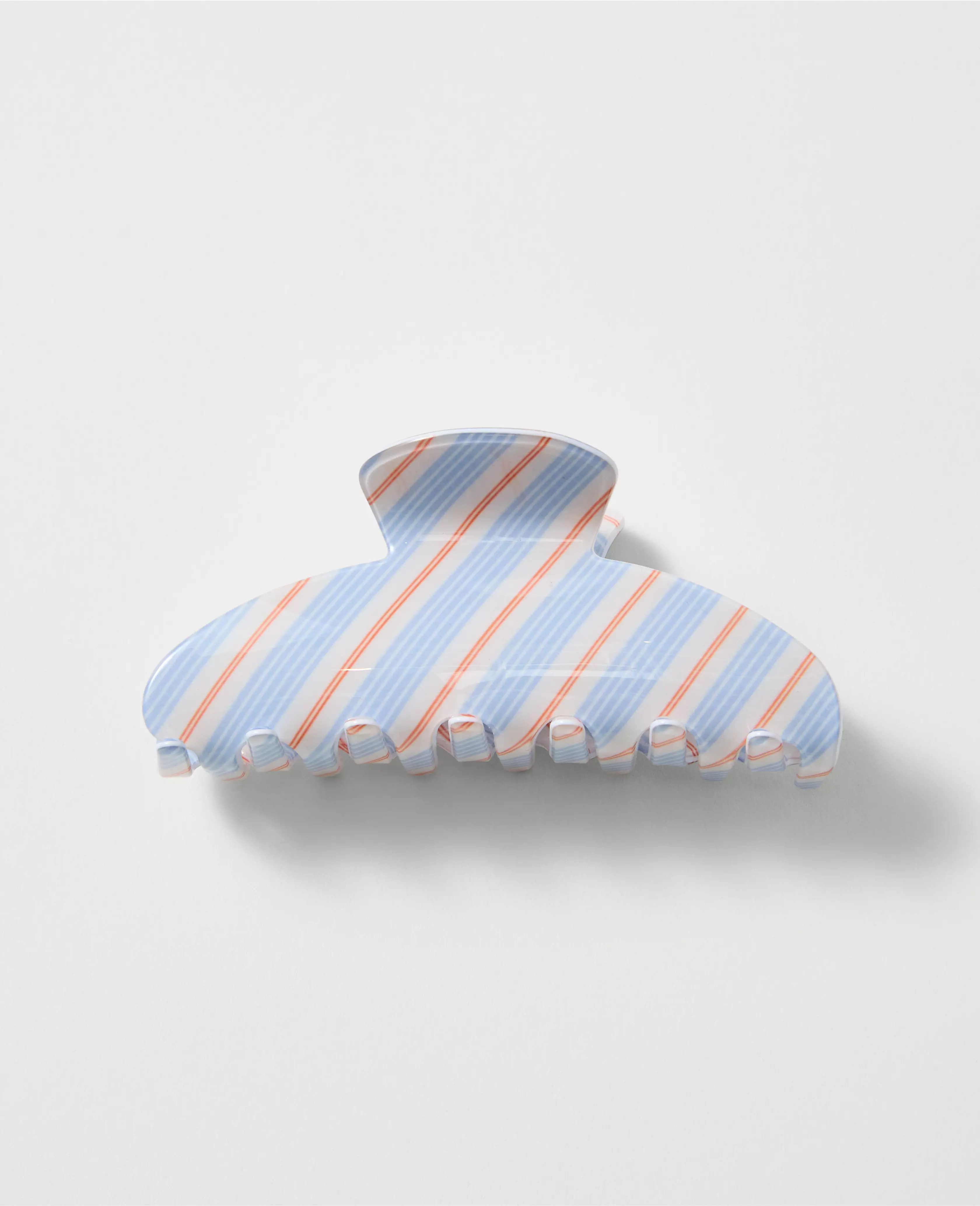 Weekend Large Striped Hair Clip | Ann Taylor
