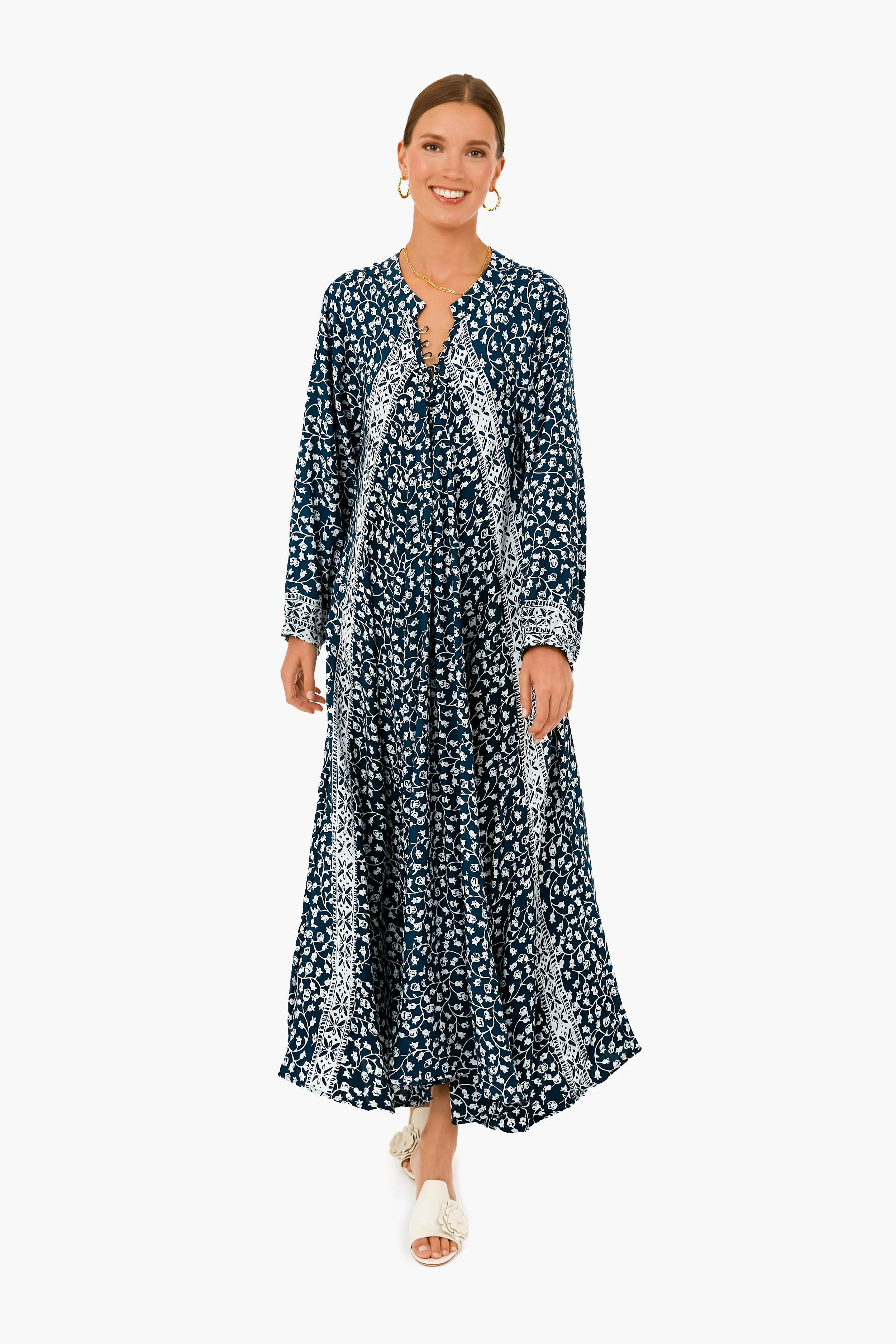 Pomegranate Indigo Fiore Maxi | Tuckernuck (US)