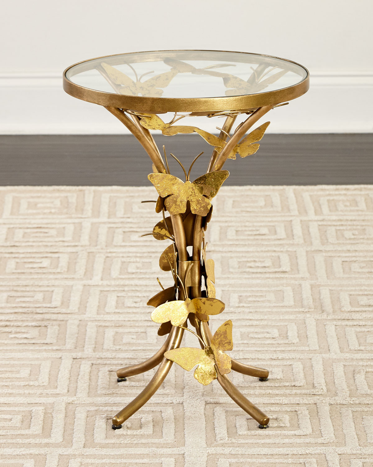 Flutter Away Butterfly End Table | Horchow