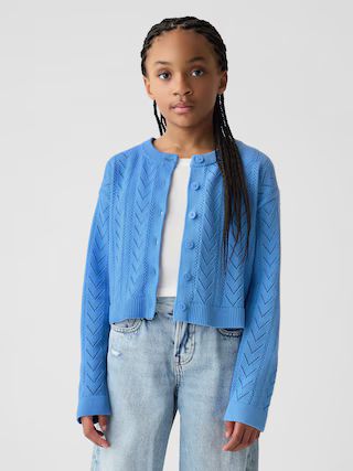 Kids Pointelle Sweater | Gap (US)