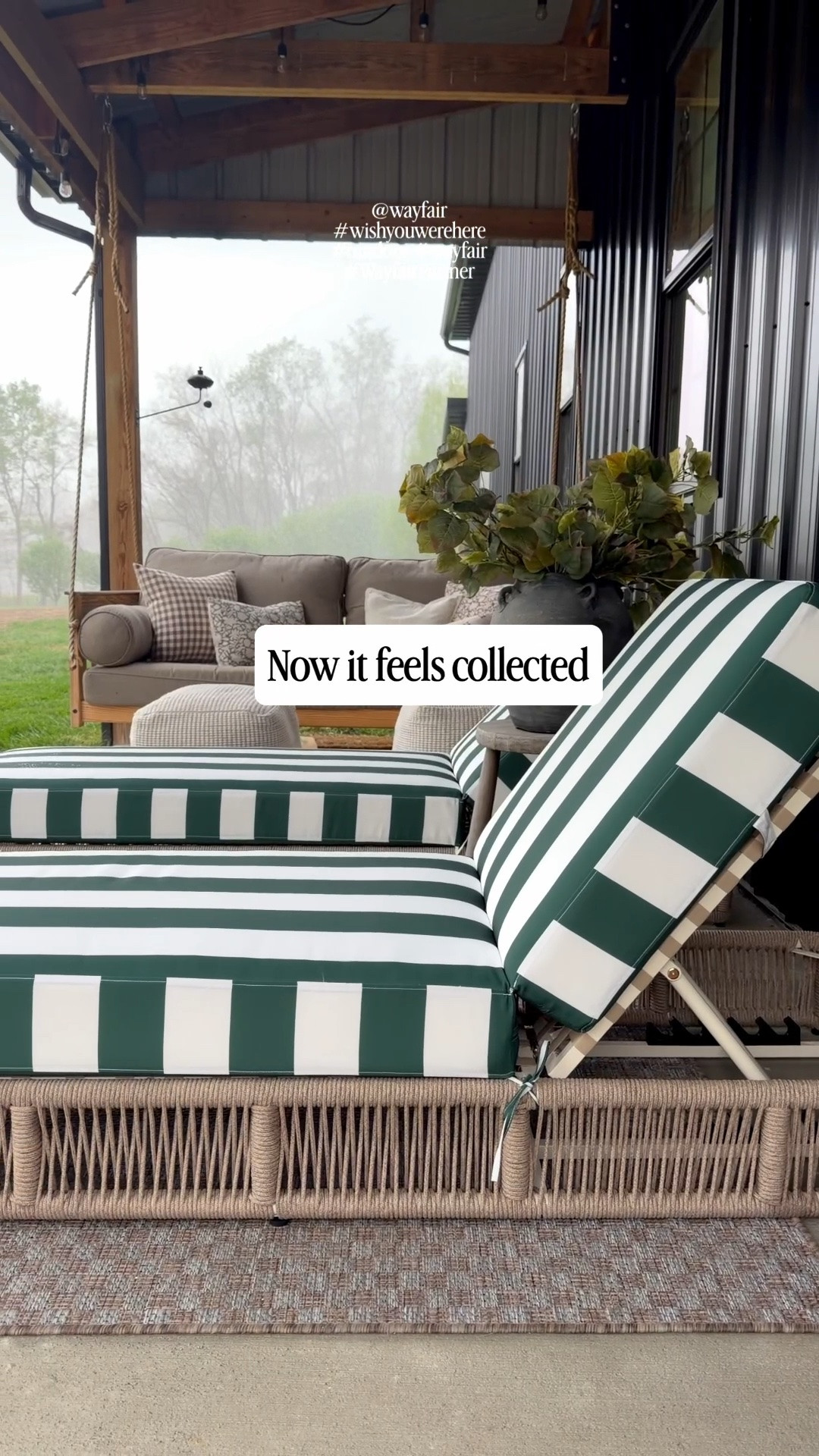 #AD This chair from @wayfair was an immediate yes for me. It’s comfortable, timeless, and easily one of my favorite outdoor purchases this year.

I’m just as excited about the loungers. They’re eventually headed down by our pond, and after sitting in them, I already know they’re going to be one of the most-used spots on our property.

And if you’ve followed me for a while, you know I love these rugs. I’ve actually purchased them for multiple spaces because they hold up so well and instantly make outdoor furniture feel more finished.

Great outdoor seating is what makes a space somewhere you actually want to spend time, and these pieces check every box for me.

Be sure to follow us on the @shop.LTK app INTERIORJEMS to see all our exclusive posts 🤍

#liketkit  


#wishyouwerehere #outdoor #Wayfair #WayfairPartner

#LTKSaleAlert #LTKHome