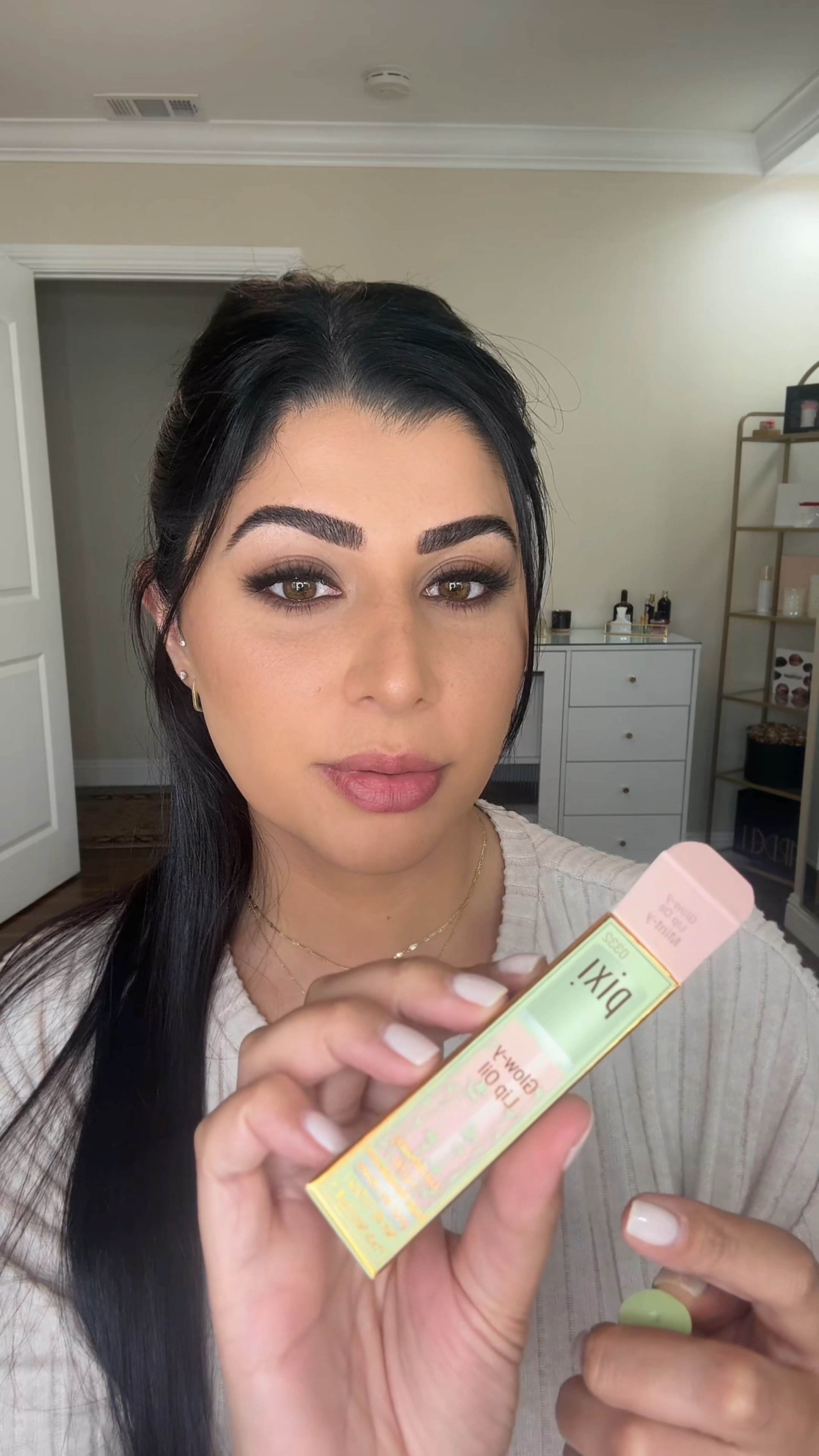 A good lip oil is a must🤍  

#LTKxWalmart #LTKBeauty #LTKVideo