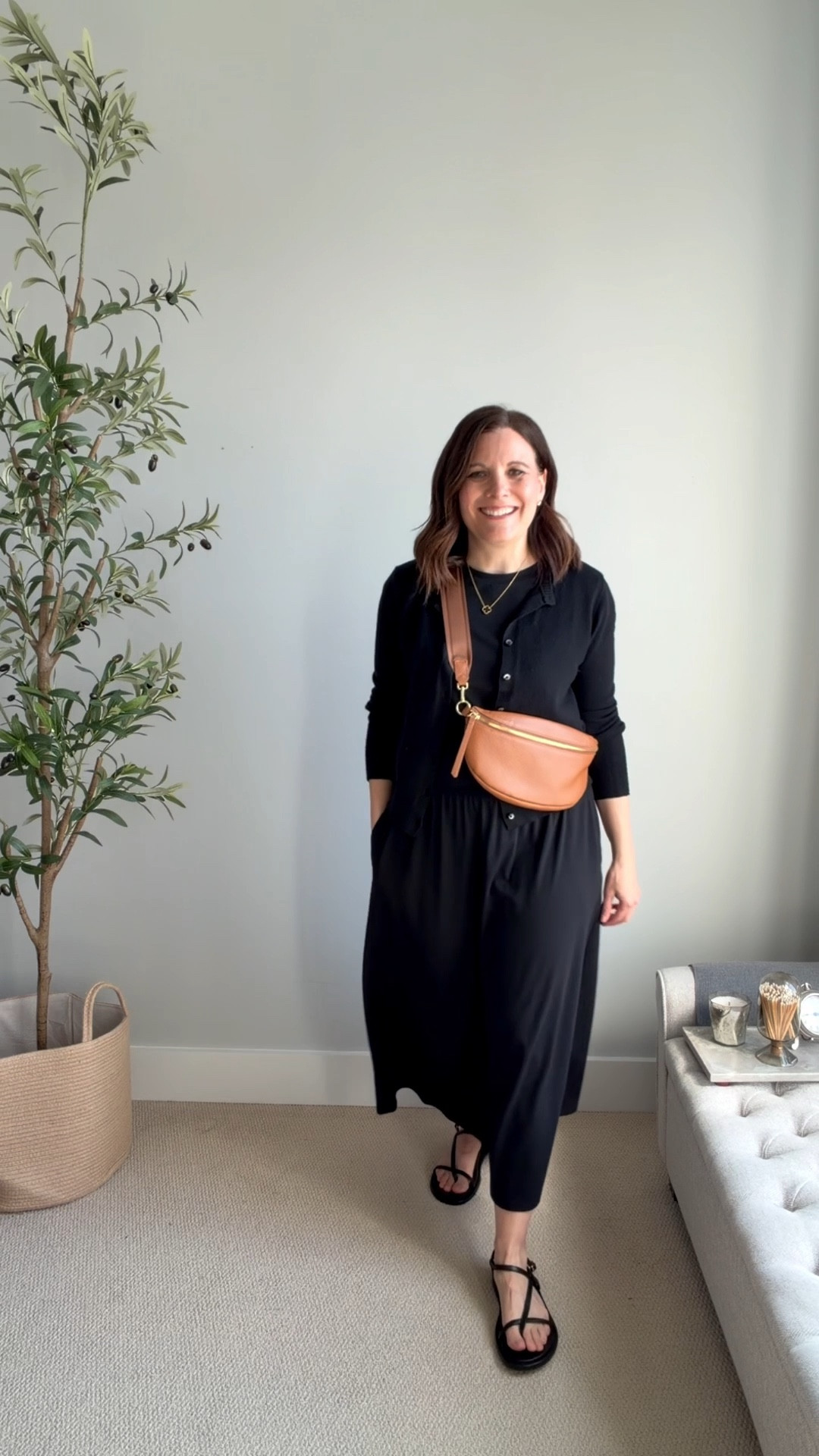 Long weekend capsule outfit fit notes: ⁠⁠@loft black cap sleeve maxi dress: fits TTS, I’m in a small. A wardrobe staple for travel. ⁠⁠Black crewneck cardigan: this one is from @oldnavy (size up to a M or L).⁠ ⁠@target black strappy sandals: very cushioned sole. Fits TTS. 

 

 

#LTKOver40 #LTKSaleAlert #LTKMidsize