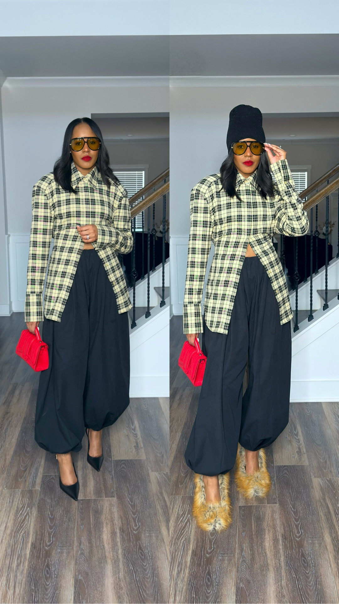 Bold shoulders with balloon pants! Give me all the drama! 

#LTKTall #LTKootd #LTKWorkwear