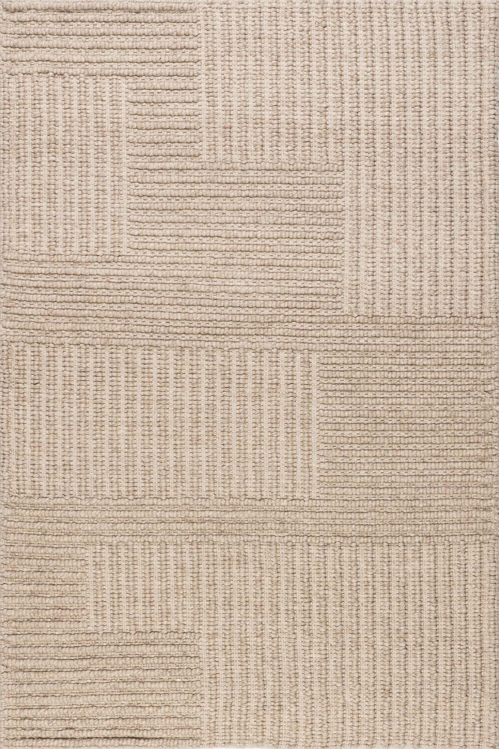 Skye Modern High-Low Rug | Ivory | Rugs USA