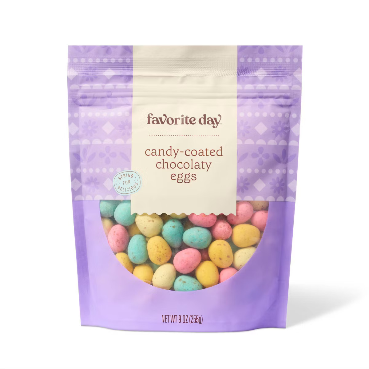 Spring Easter Speckled Candy Coated Chocolatey Eggs - 9oz - Favorite Day™ | Target
