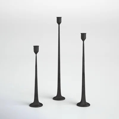 Birch Lane™ Salah 3 Piece Iron Tabletop Candlestick Set & Reviews | Wayfair | Wayfair North America