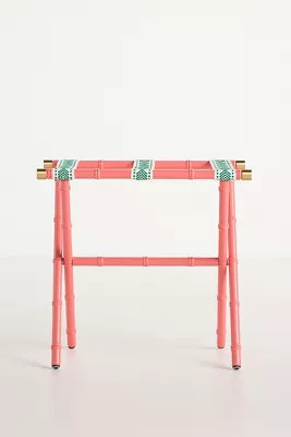 Painted Wood Luggage Rack | Anthropologie (US)