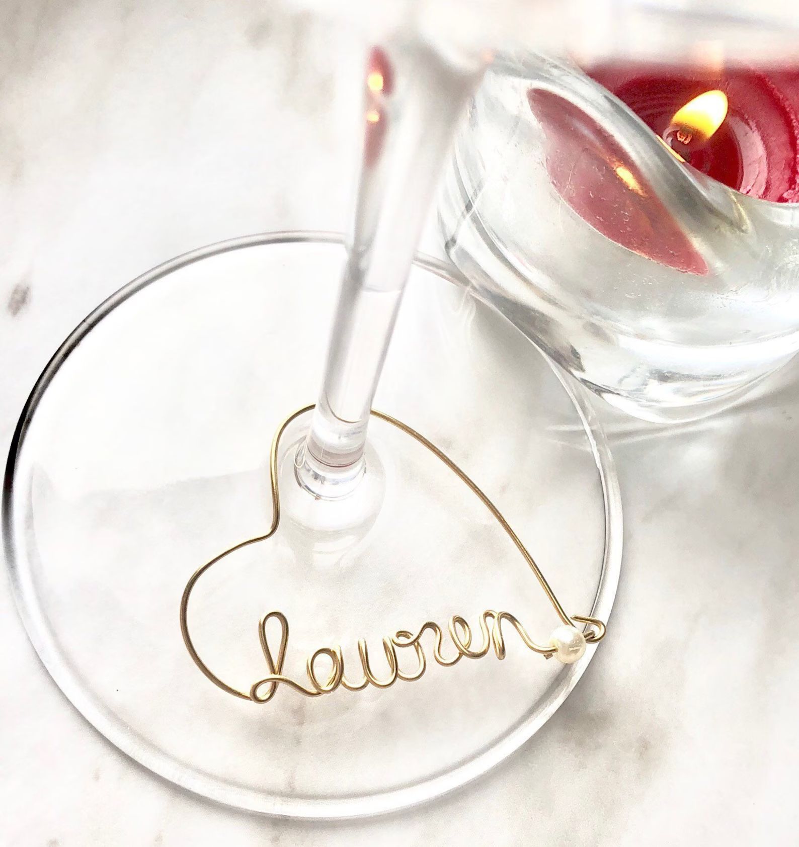 Personalized Wine Glass Charms. Wedding Favors. Bridesmaid Name Tags.k - Etsy | Etsy (US)