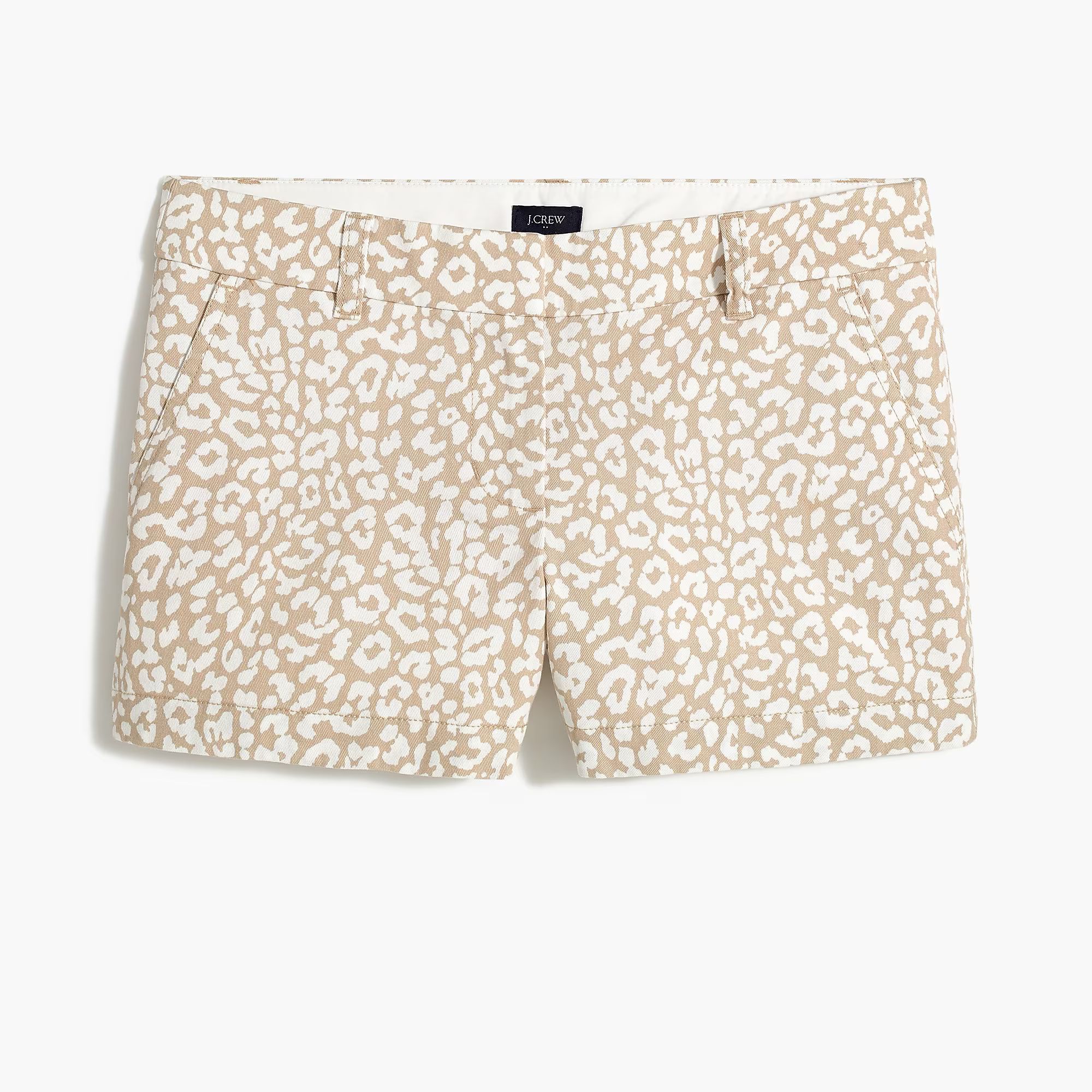 3.5" classic chino short in leopard | J.Crew Factory