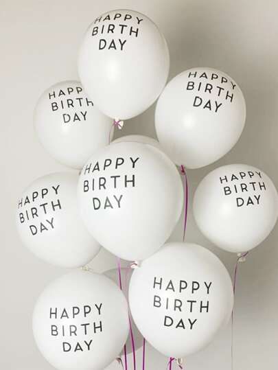 20pcs Birthday Slogan Graphic Balloon
   SKU: shholiday18210527218      
          (2206 Reviews)... | SHEIN
