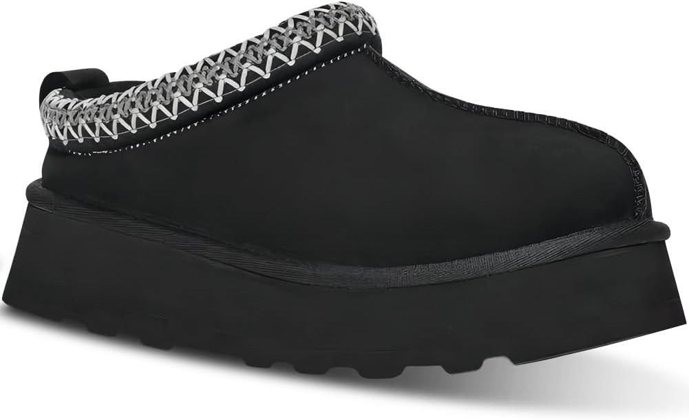 INPAKSA Women's Slippers Platform Mini Boots Short Ankle Boot Fur Fleece Lined Sneakers House sli... | Amazon (US)