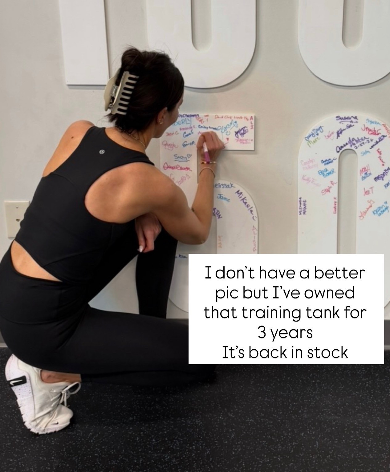 The best training tank top
workout wear, black training tanks, Lululemon, everyday wear, annabrstyle 

#LTKootd #LTKActive #LTKfitnessgoals