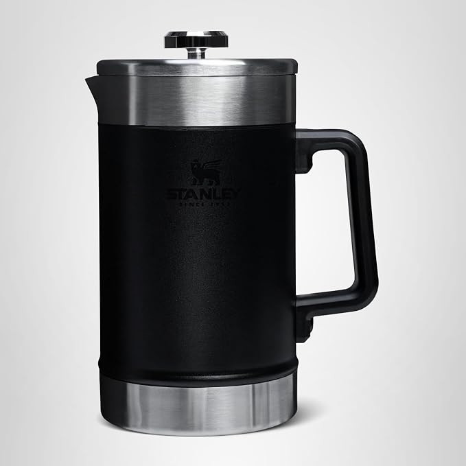STANLEY Classic Stay-Hot French Press Coffee Maker 48 oz | 5 Minute Brew, 4 Hours Hot | Mesh Filt... | Amazon (US)