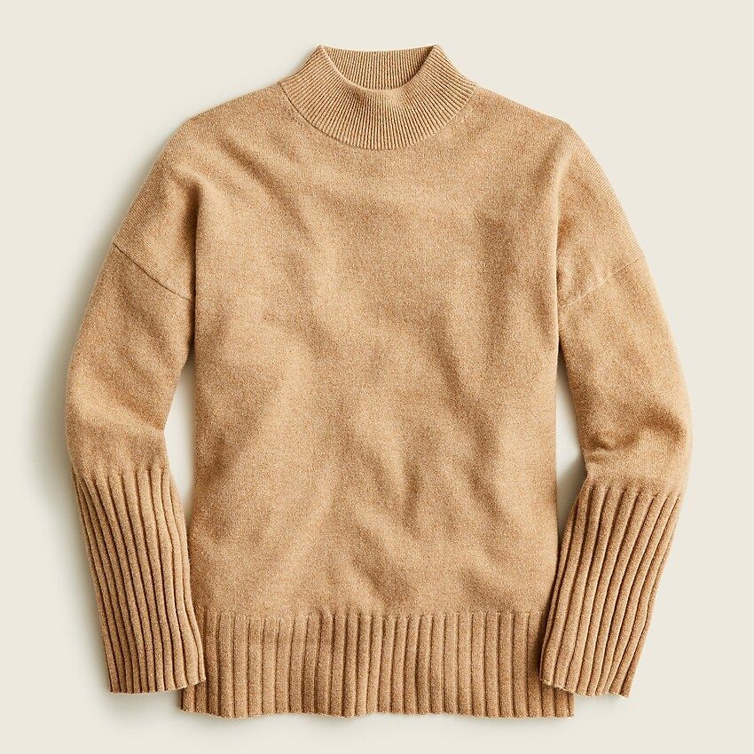 Cashmere mockneck sweater | J.Crew US