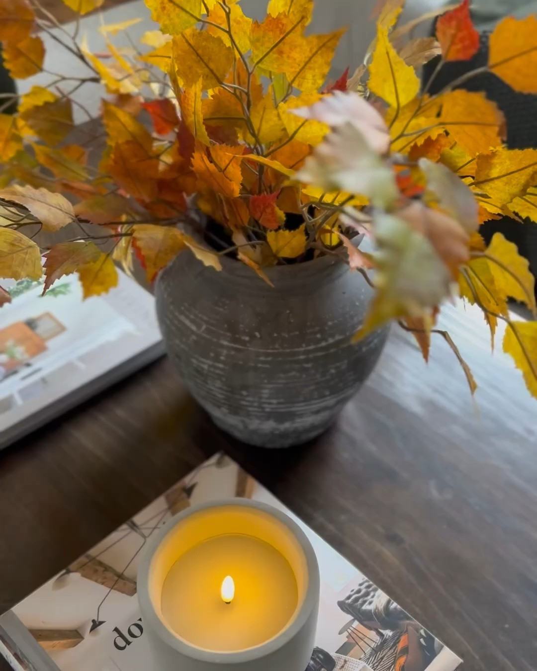 For fall I just swap out my stems for some of my favorite faux Fall stems + these battery candles! There are so many battery candle options. Shop my favorites!

Fall decor, coffee table decor, fall home decor, fall style, fall stems, home styling, candles

#LTKHome #LTKSaleAlert