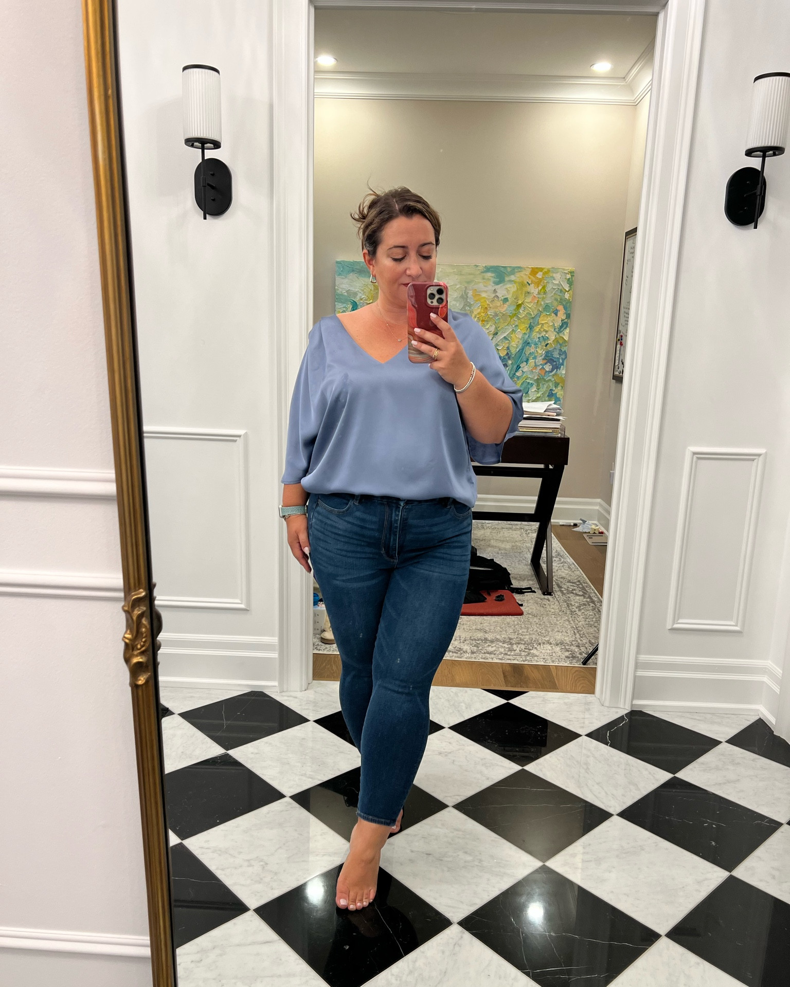 Easy to wear Mango blouse 