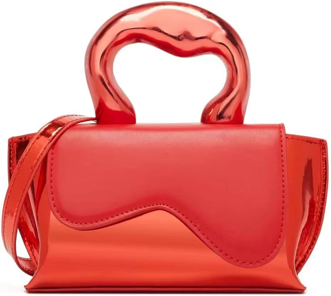 Small Silver Bag Crossbody Bags Satchels Y2K Evening Bags Handbag for Women Hobo Bags Shoulder Ba... | Amazon (US)