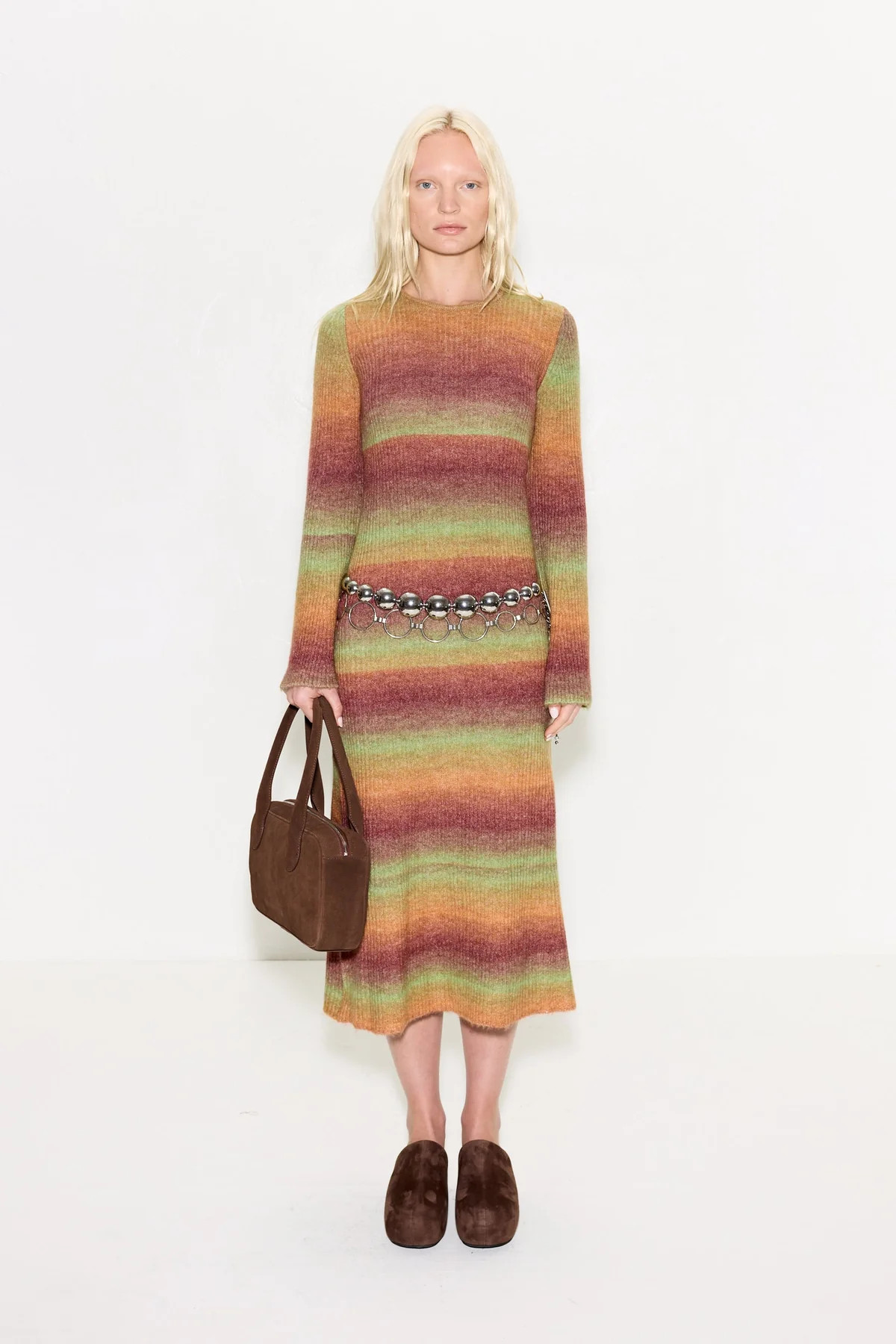 Axon Knit Dress In Autumn Ombre | Simon Miller