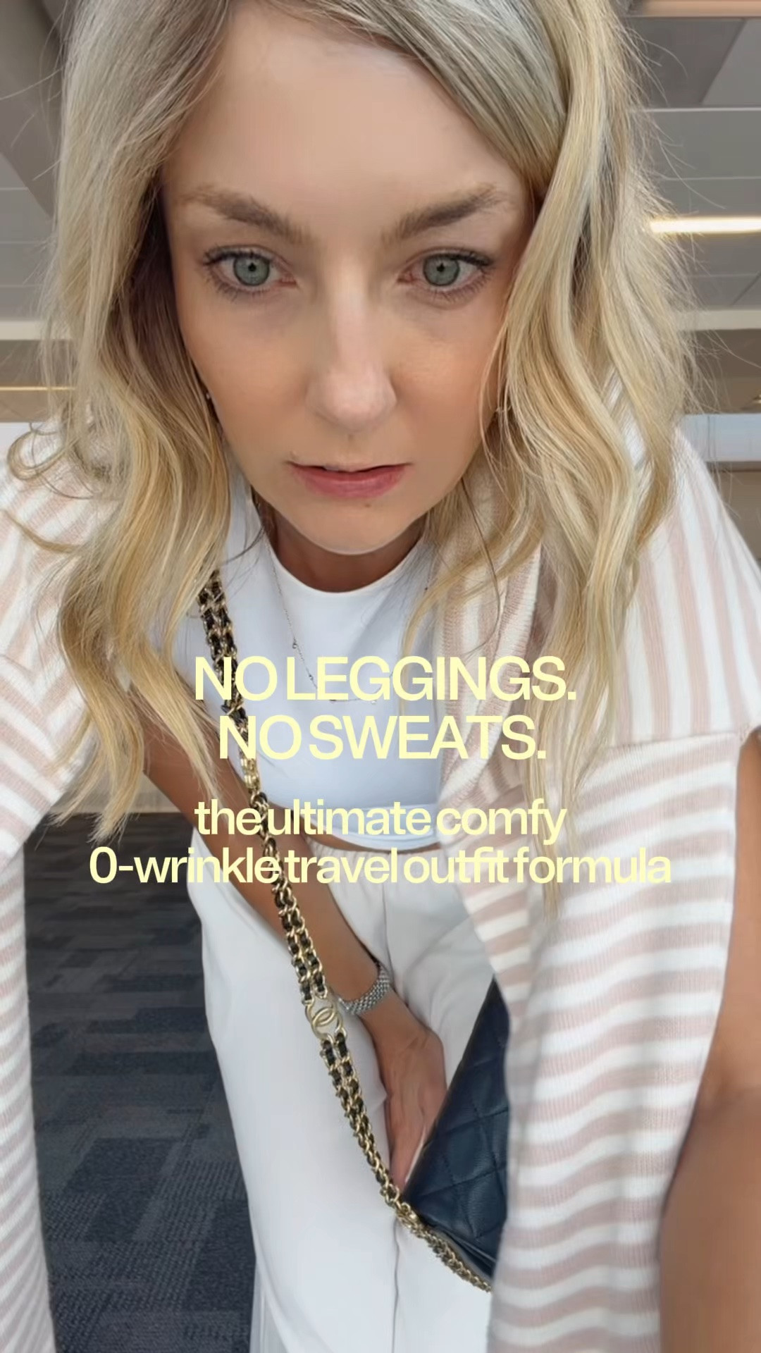 If leggings aren't your vibe for travel day, you NEED this outfit! ✈️ $30 Target pants give total Aritzia vibes and complete the entire wrinkle-free look. So comfy, ridiculously soft, and perfect for long flights! #traveloutfit #comfyoutfit #targetfinds #aritziastyle #airportoutfit @kohls cardigan, @Aritzia top, @Target pants, @DSW shoes

#LTKootd #LTKTravel #LTKSaleAlert