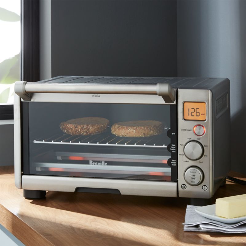 Breville Compact Smart Oven Toaster Oven + Reviews | Crate & Barrel | Crate & Barrel