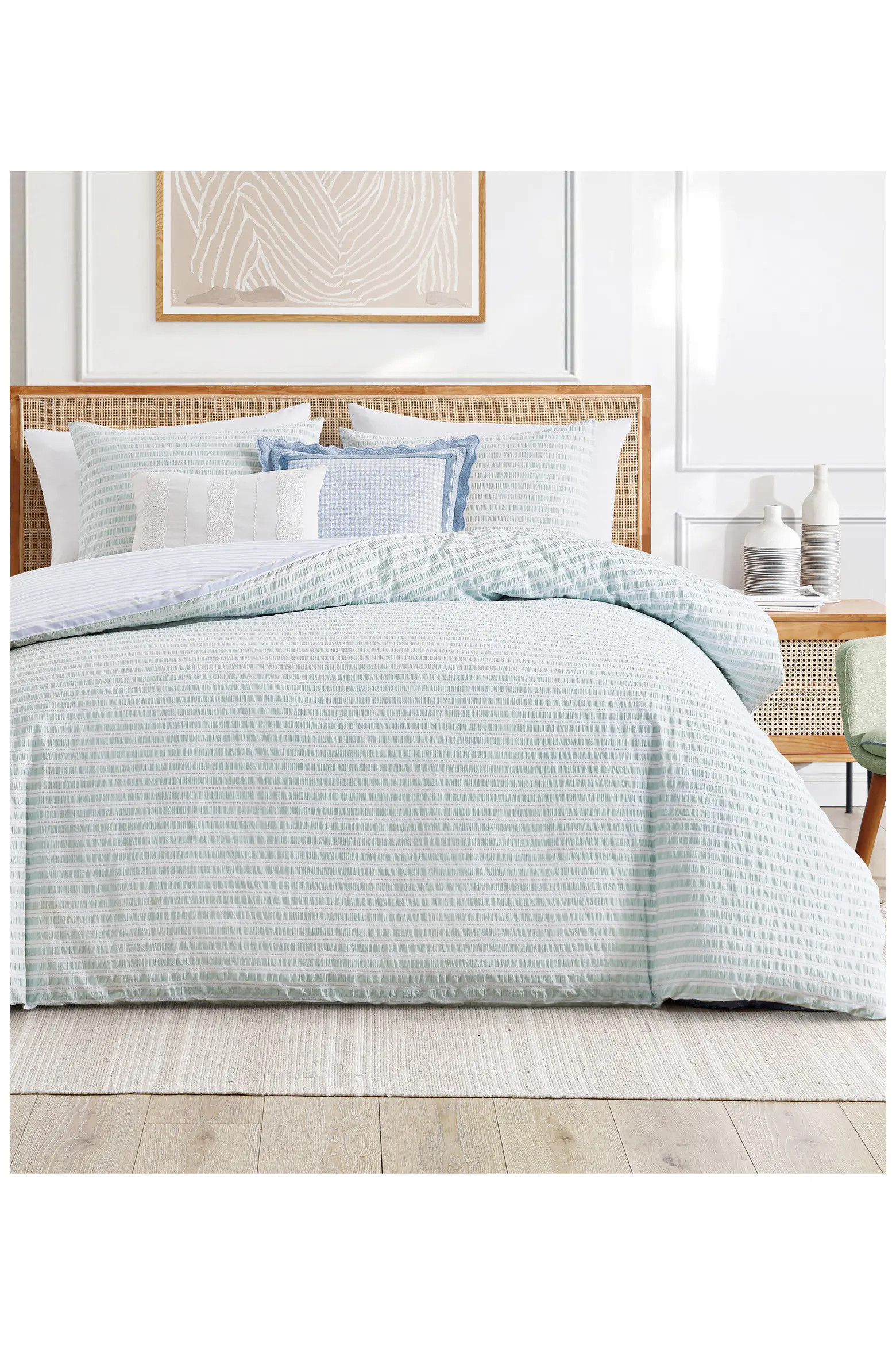 Seersucker Stripe Comforter & Pillow Shams Set | Nordstrom | Nordstrom