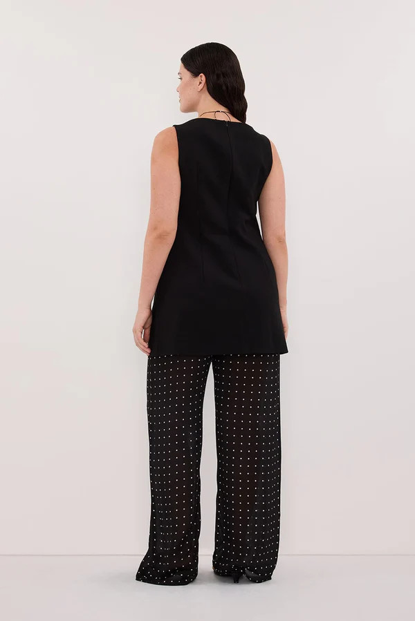 VANESSA BLACK SPOT PANT | DISSH
