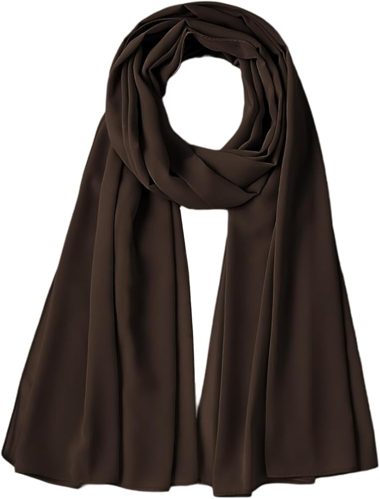 Chiffon Hijab Scarf for Muslim Women Shawl Wrap for Wedding Party Evening Dress Summer Sun-proof ... | Amazon (US)