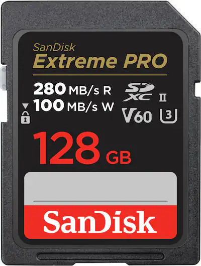 SanDisk - Extreme Pro 128GB SDXC UHS-II V60 Memory Card | Best Buy U.S.