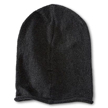 Women's Solid Beanie Hat - Black | Target
