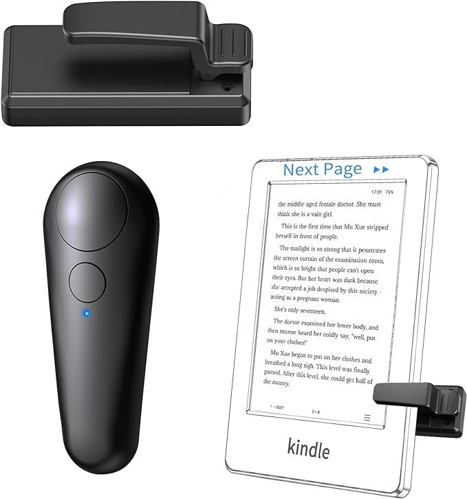 RF Remote Control Page Turner for Kindle Paperwhite Kobo eReaders, Remote Page Turner for Phone i... | Amazon (US)
