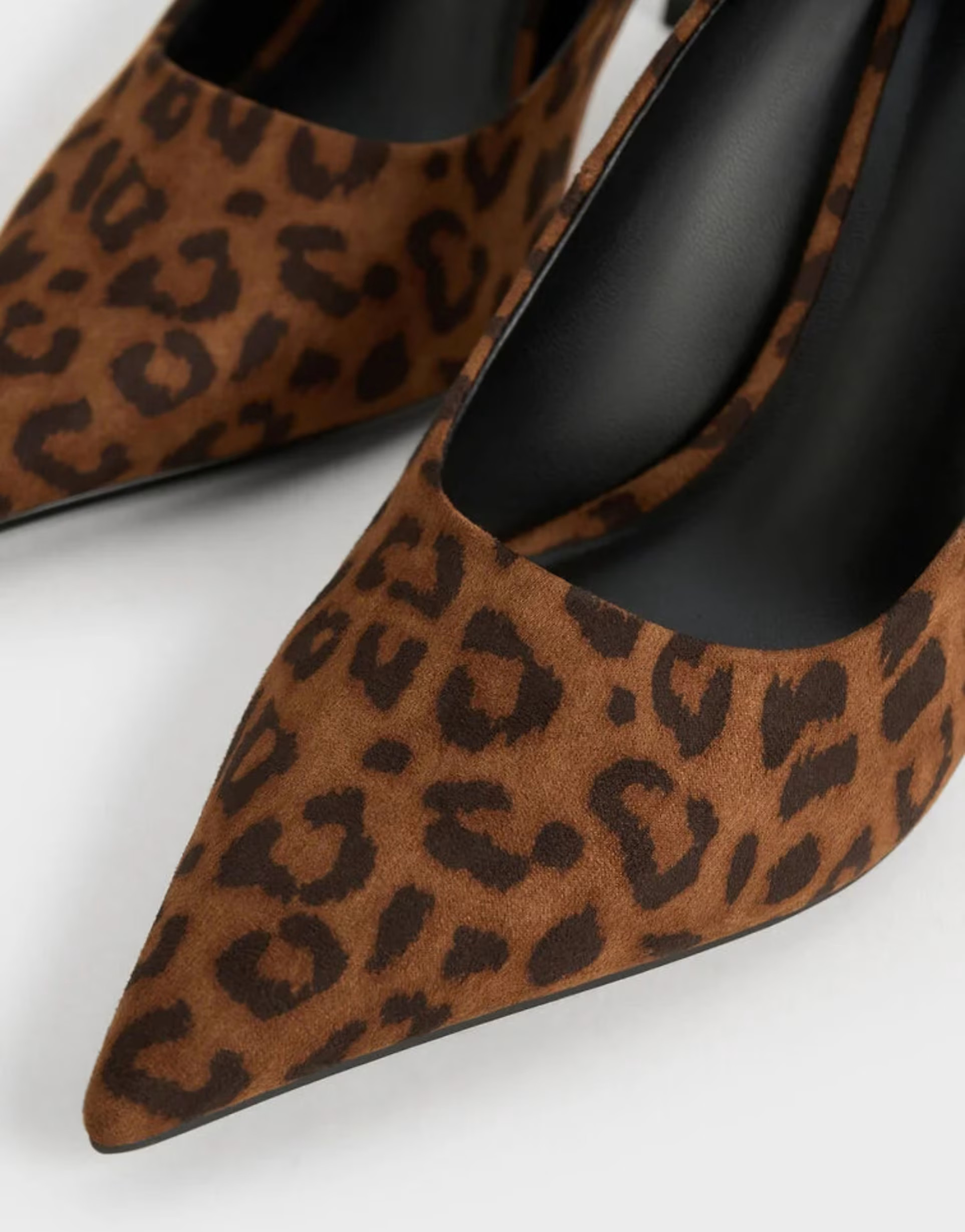 Charles & Keith Leopard-print pointed-toe pumps in animal print brown | ASOS | ASOS (Global)