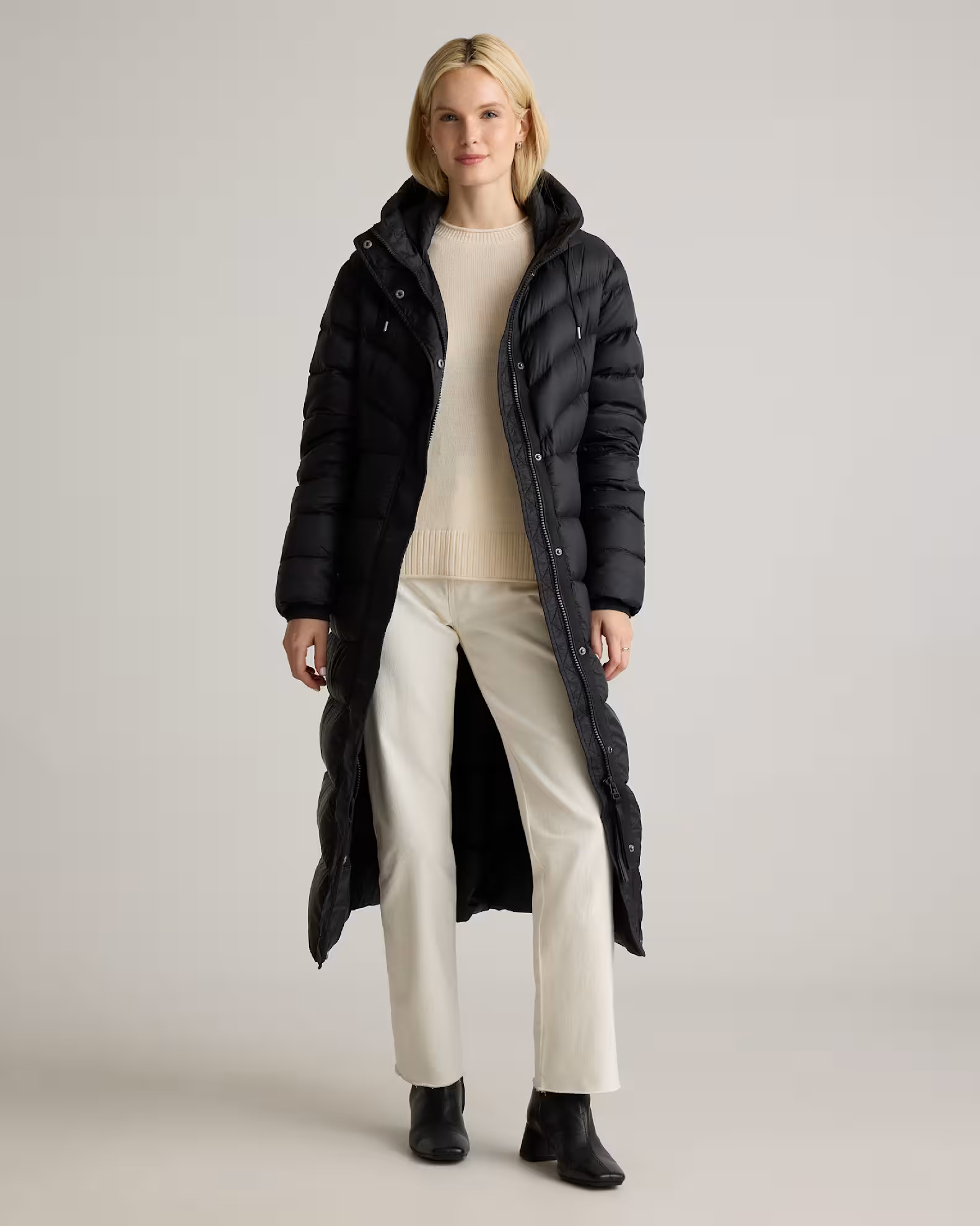 Responsible Down Belted Puffer Maxi Coat | Quince
