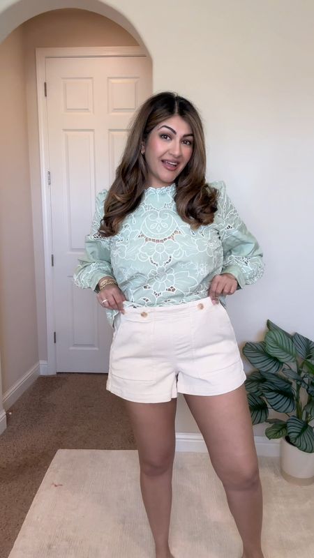 Weather is finally warming up. Sharing these high waisted shorts that will flatten your tummy and look good on thicker thighs. Paired with this beautiful cutout top. 

Size 12 shorts / size 10 shorts / vacation outfits / summer outfit / classy style outfits / Anthropologie outfit / cute shorts / must have shorts / weekend outfit / mom outfit 

#LTKmidsize #LTKtravel #LTKVideo