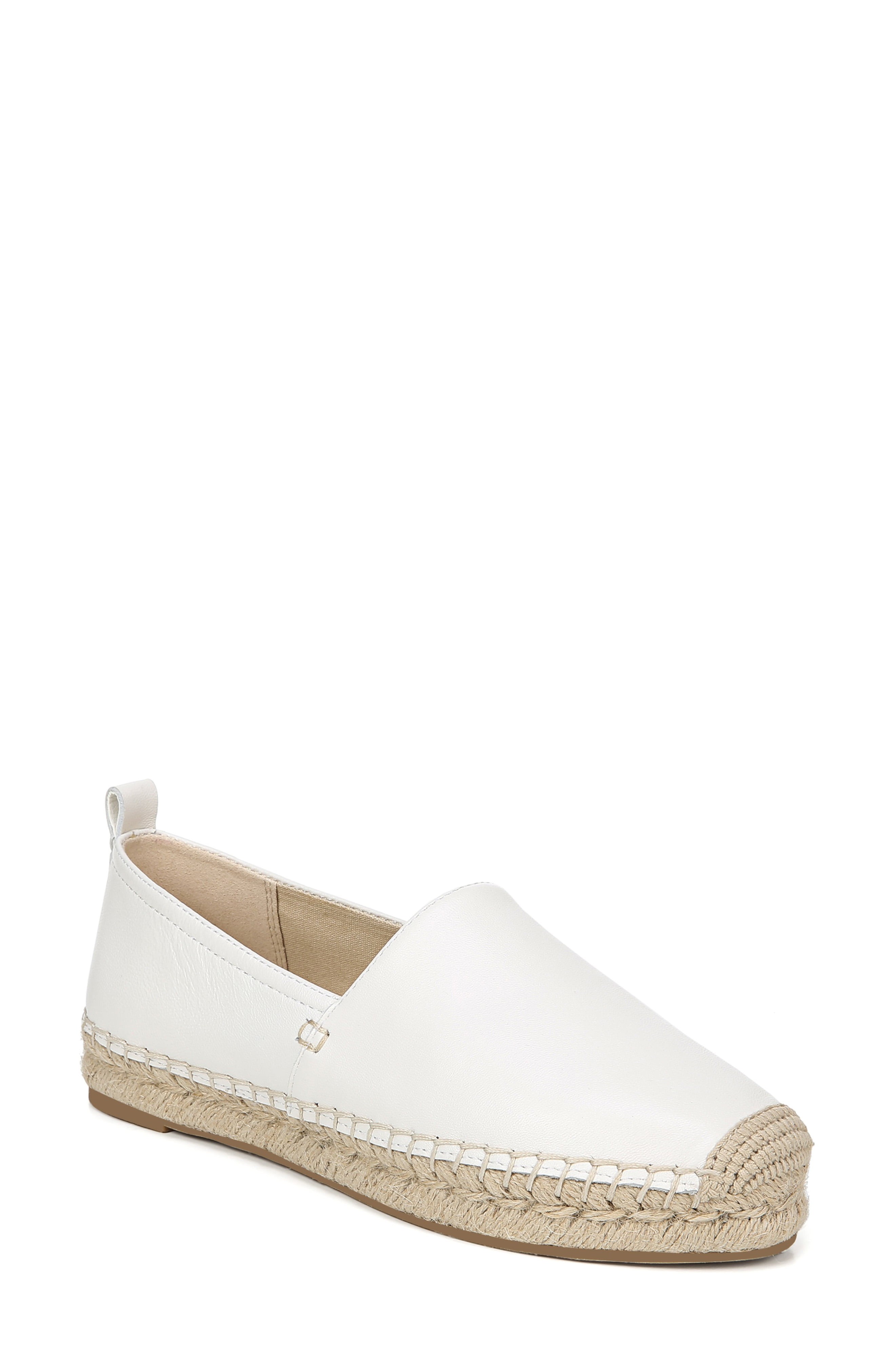 Women's Sam Edelman Khloe Espadrille Flat, Size 10 M - White | Nordstrom