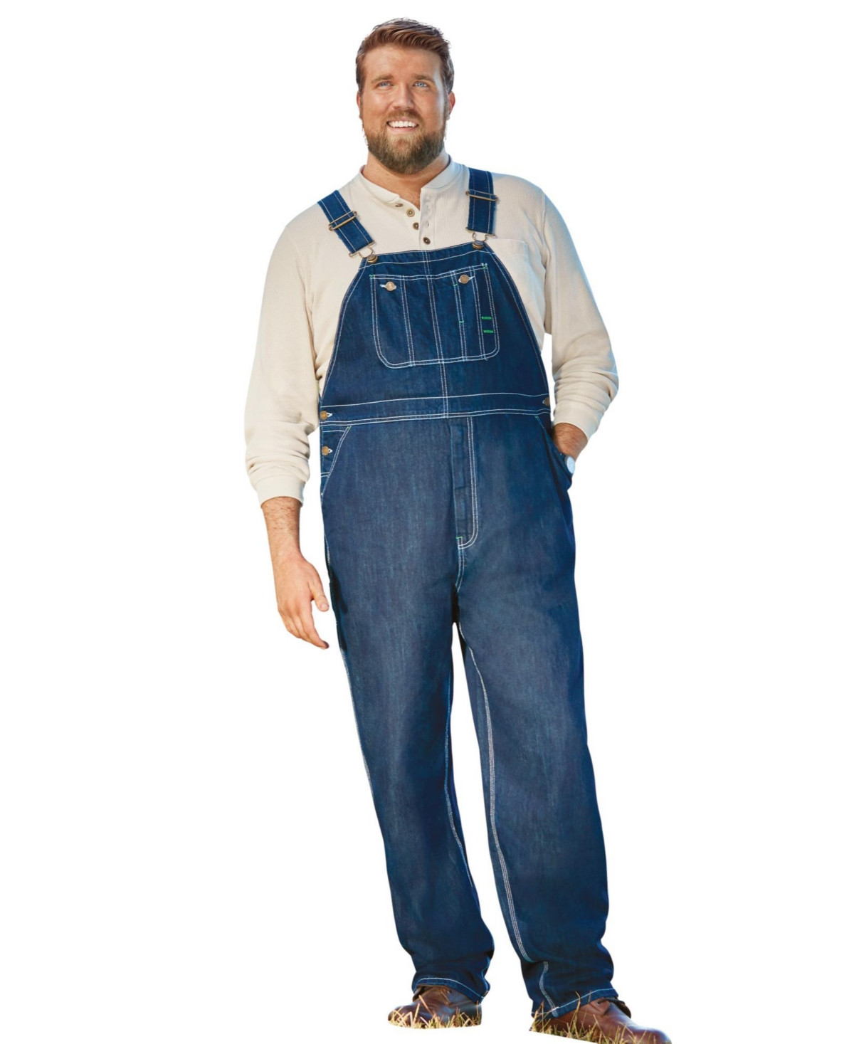 Boulder Creek Big & Tall by KingSize Denim Overalls - Indigo | Macy's