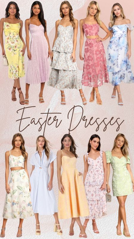Easter dresses

#LTKwedding #LTKfindsunder100 #LTKSeasonal