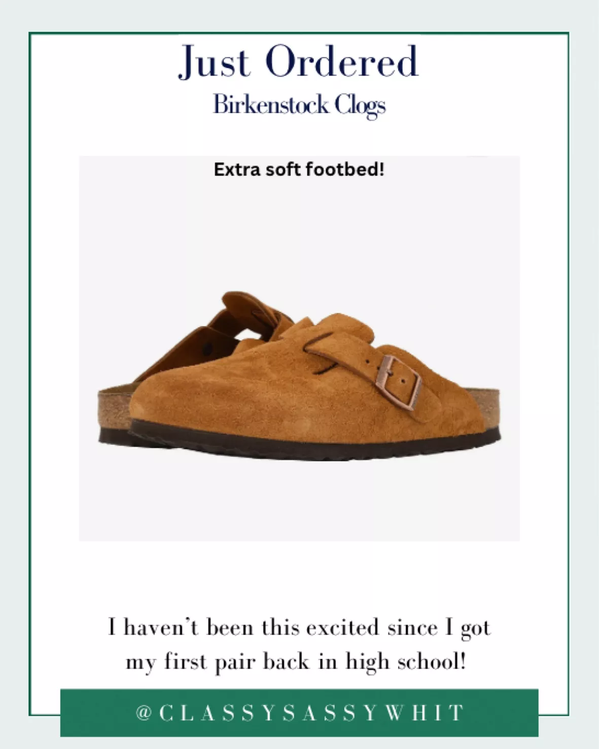 Boston Soft Footbed Birkenstock curated on LTK