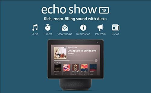 Echo Show 10 (3rd Gen) | HD smart display with motion and Alexa | Charcoal | Amazon (US)