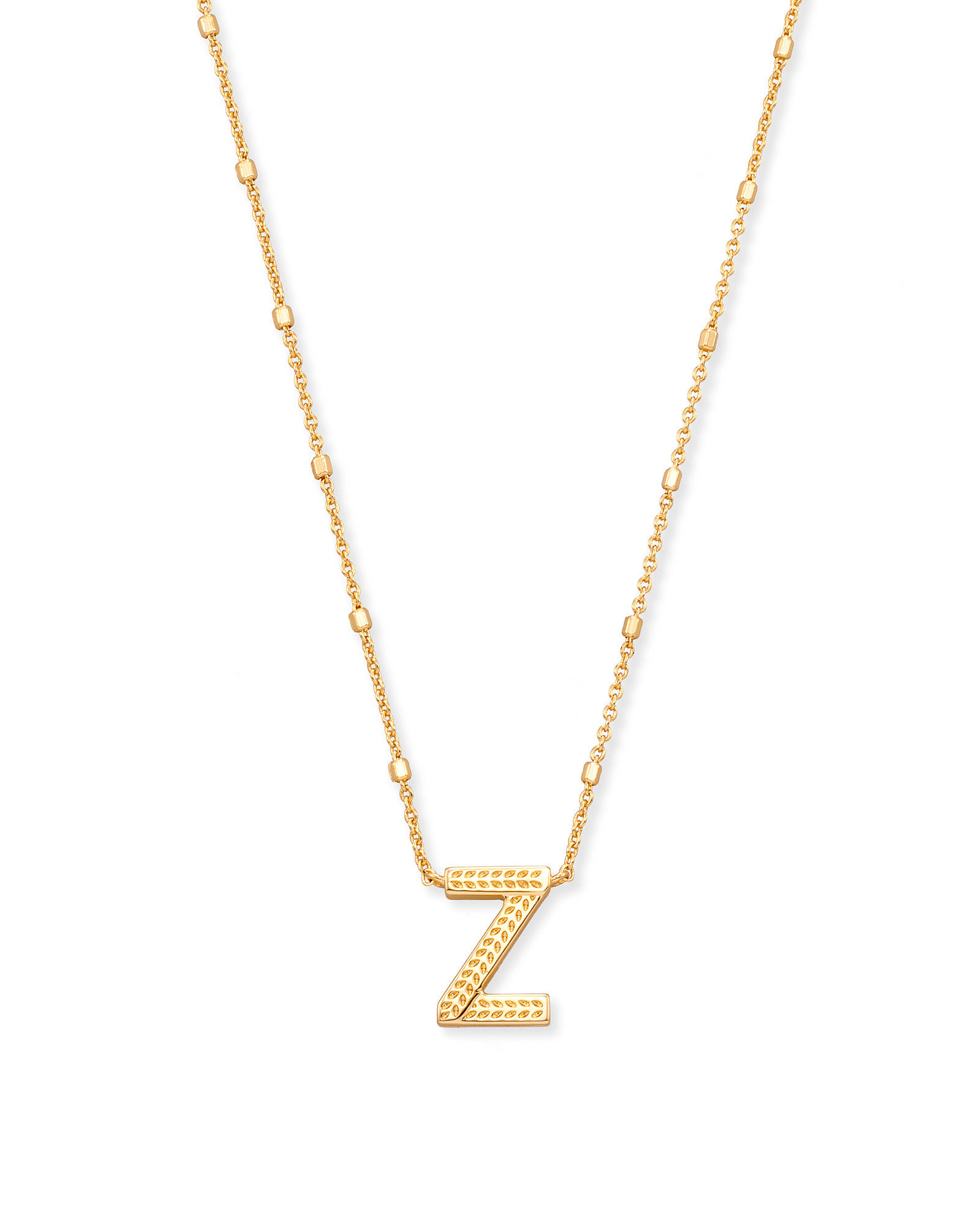 Letter A Pendant Necklace in Gold | Kendra Scott