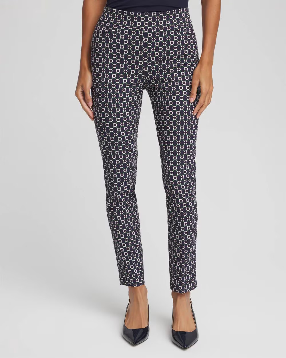 Brigitte™ Chain Connection Slim Ankle Pants | Chico's