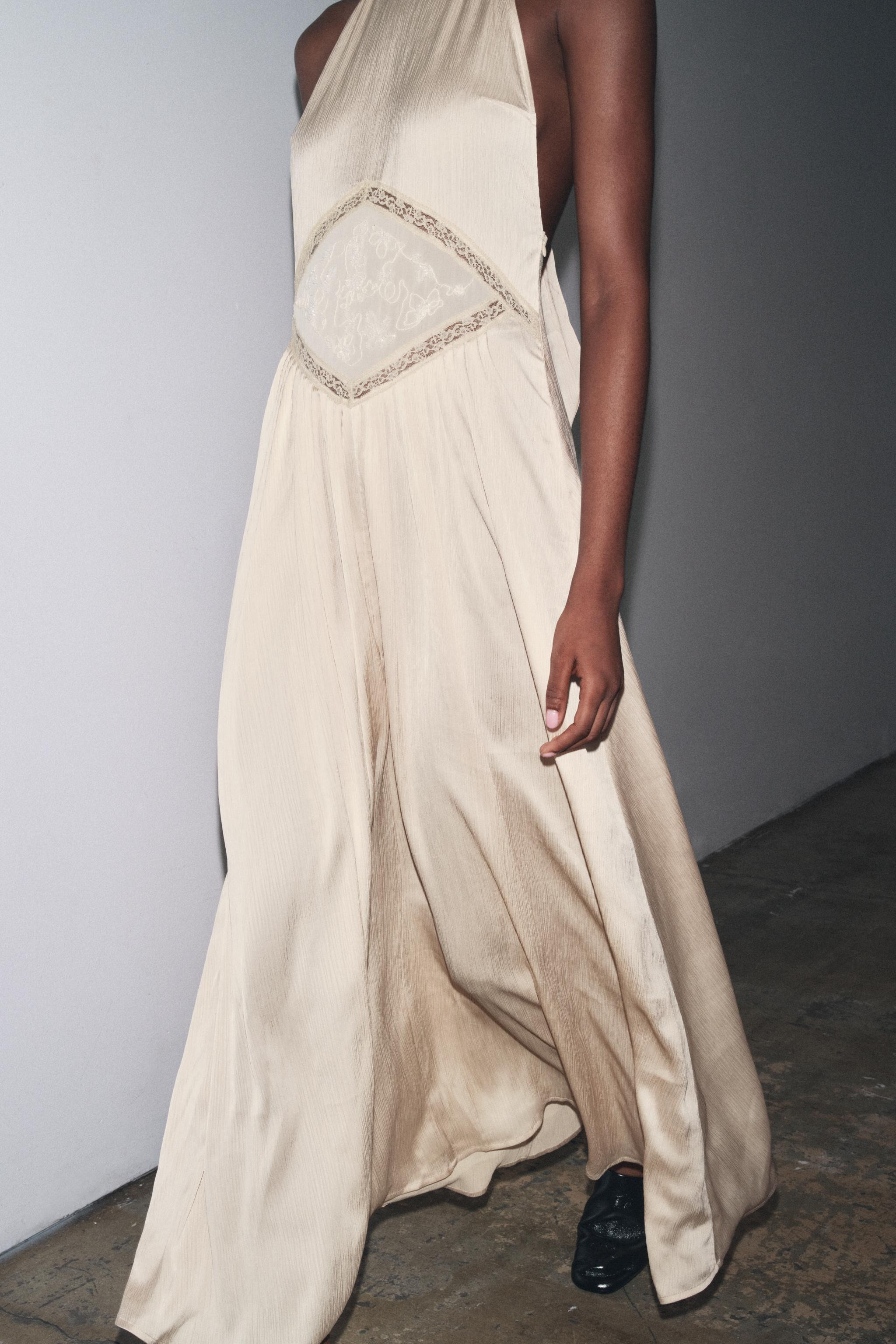 EMBROIDERED MIDI DRESS | Zara US