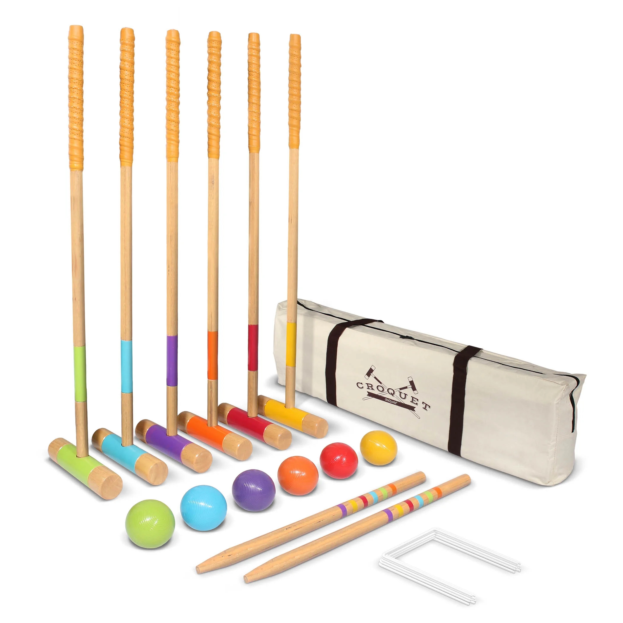 GoSports Deluxe Croquet Set - Full Size for Adults & Kids | Walmart (US)