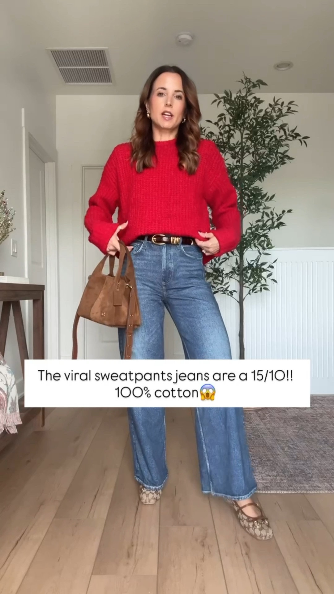 Target red sweater in XXS. Christmas sweater. Rag & Bone Miramar ankle sweatpants jeans in 23 (it’s recommended to size down 1 in these). Gucci horsebit ballet flats are TTS. Winter outfit. Winter style. Holiday party. Christmas party. 


#LTKPetite #LTKGiftGuide #LTKHoliday