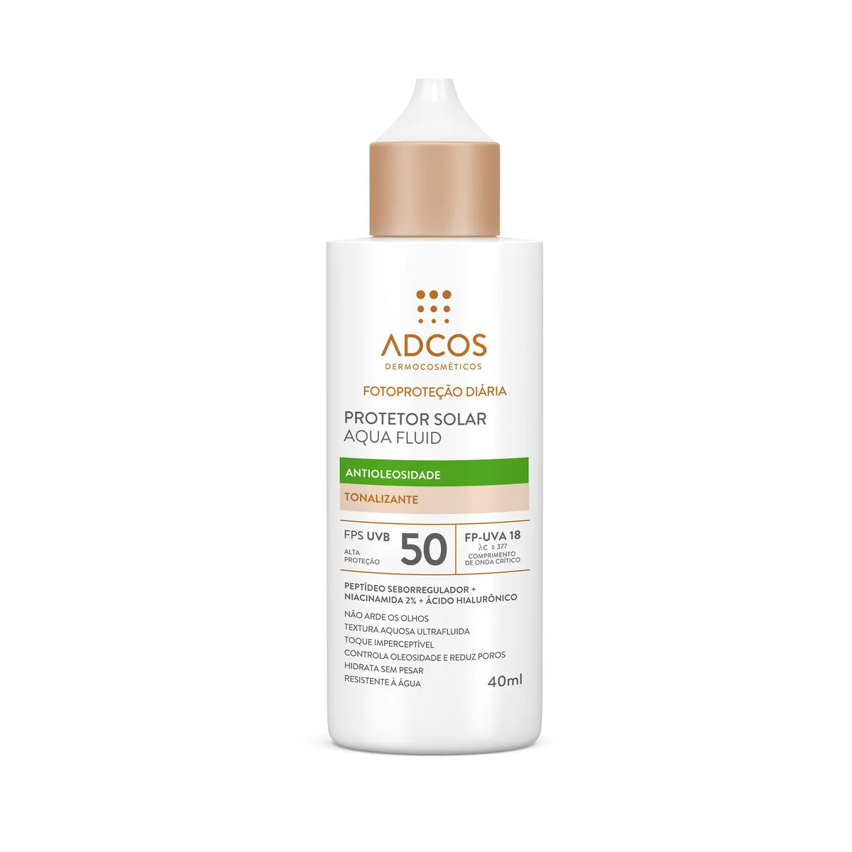 Protetor solar incolor Aqua Fluid FPS50 100ml - Dermocosméticos para o Rosto e Corpo | Loja Adco... | Adcos (BR)