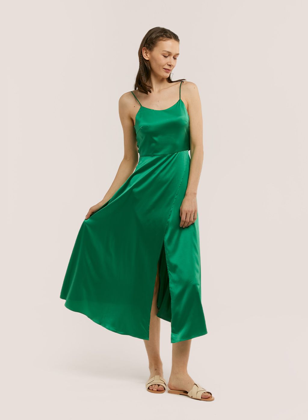 Tie Back Silk Cami Dress | NAP Loungewear